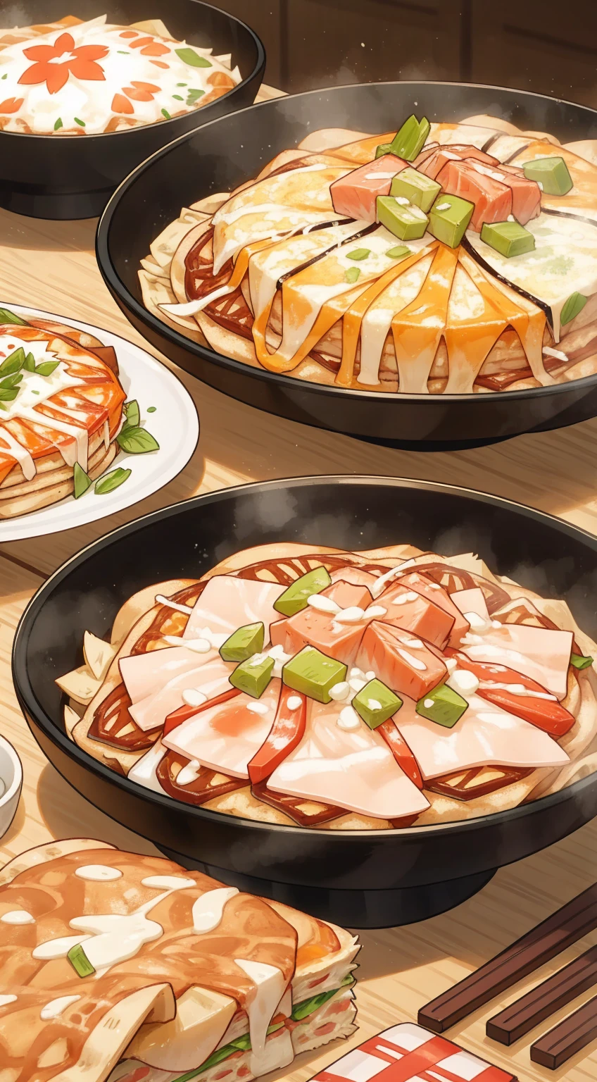Okonomiyaki、Japan food