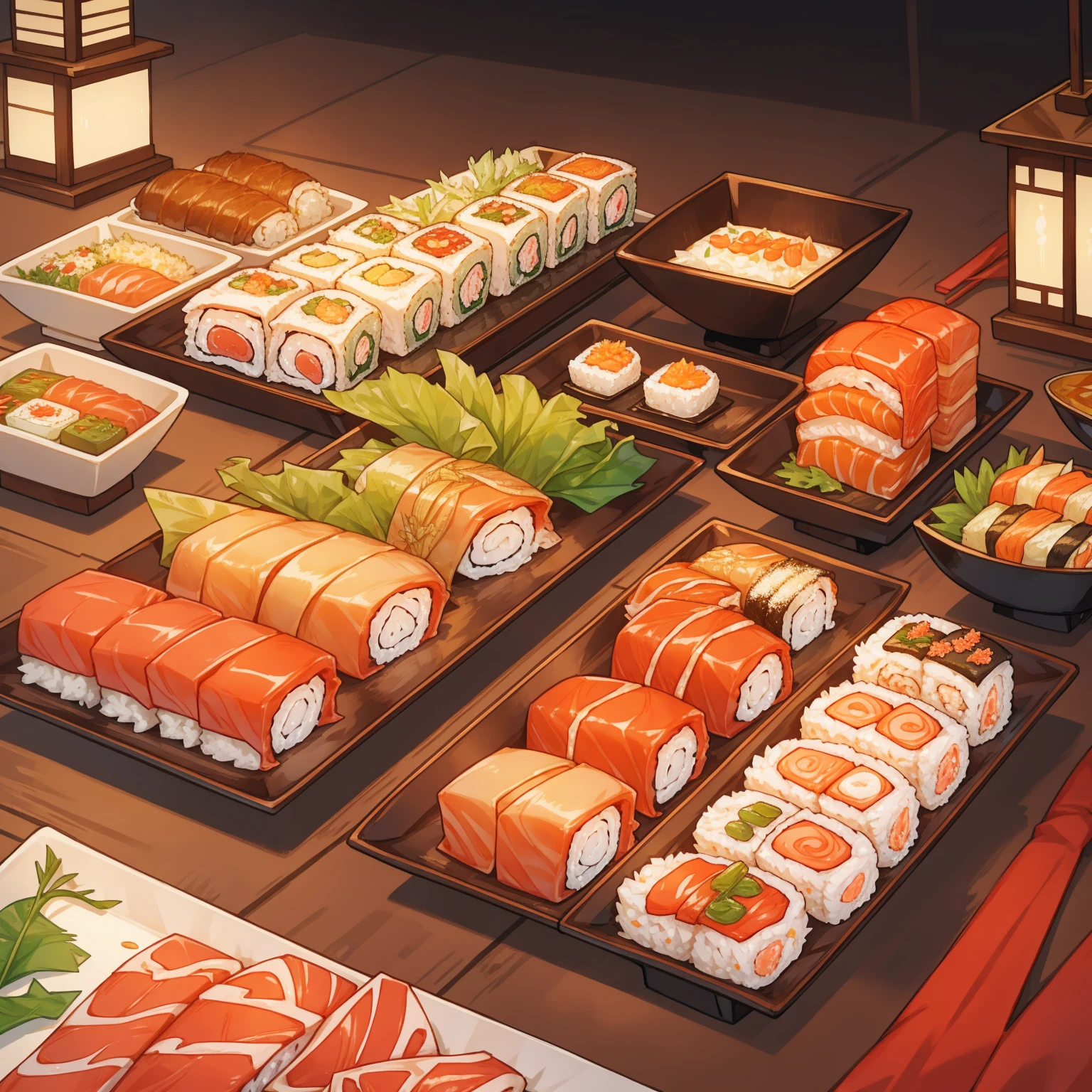sushi、Iron Flower Roll、Japanese Food