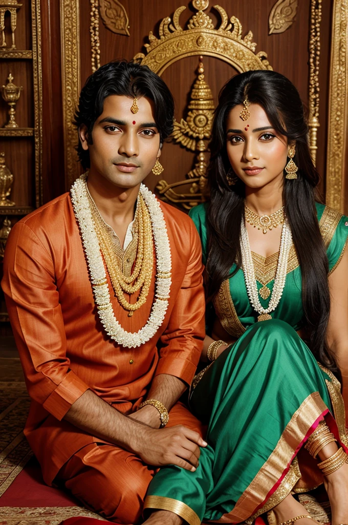 Royal hindu rajvanshi couple