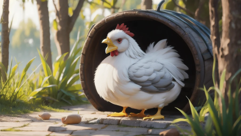 Une poule