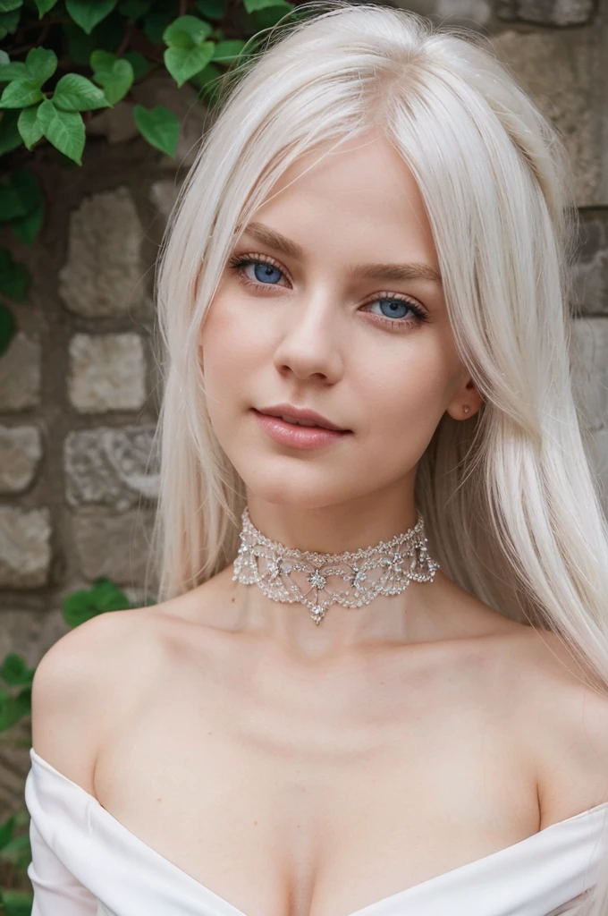Portrait of a russian model girl in pink flluffy tight dress. shoulders opened. River on the background and norway village. platinum blonde. Natural lightning White hair. photo from above. photo from above. photo from above. lips half opened. pink tiny choker on the neck. Live photo in motion. Selfie. light smile on her lips. White hair falling on shoulders. White hair falling on shoulders. White hair falling on shoulders. White hair falling on shoulders. blue eyes. upper body visible. vogue opened pose. She should have a happy expression. soft lights. detailed hairstyle, long hair falling on shoulders, symmetrical. photo from instagram.
