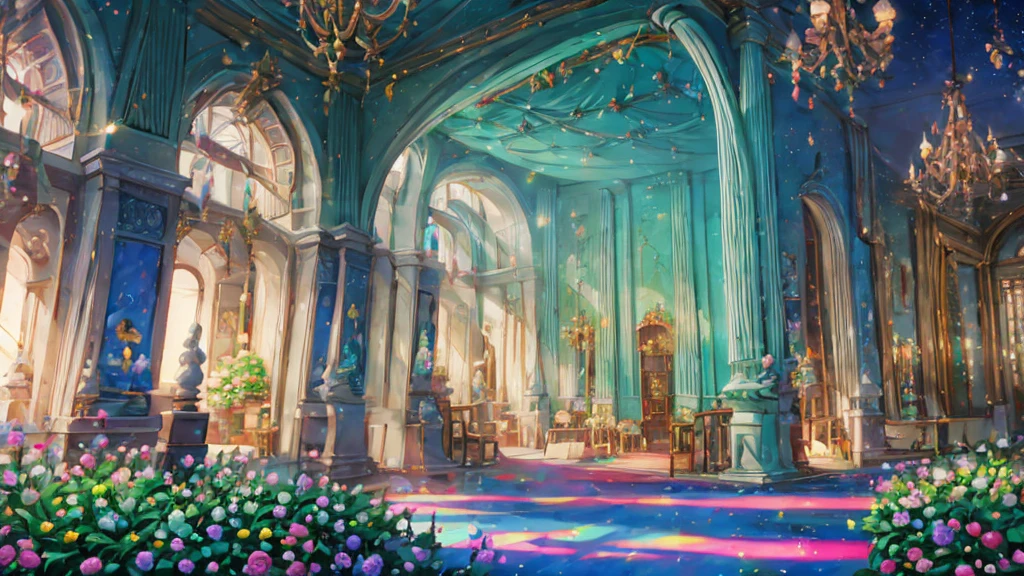 Oil painting style, Very light Rococo, Huge arched flower stand, full of flowers, railings, mottled light and shadow, with a soft dreamy atmosphere, Romanticism, Monet, Surrealism, chiaroscuro, motion blur --stylize 750 --niji 6 --ar 3:4Oil painting style, Very light green, Huge arched flower stand, full of flowers, railings, mottled light and shadow, with a soft dreamy atmosphere, Romanticism, Monet, Surrealism, chiaroscuro, motion blur --stylize 750 --niji 6 --ar 3:4，UHD, retina, masterpiece, anatomically correct, accurate, super detail, high details, award winning, highres, best quality, 16k, high quality
