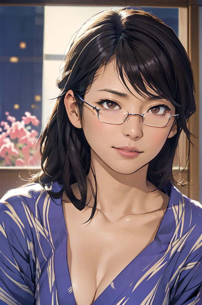 NSFW:2.0,masterpiece, 最high quality, high quality, High resolution, high quality texture, high quality shadows, High resolution, Beautiful details, Detailed CG, Detailed Texture, Realistic representation of face, Realistic, colorful, delicate, Cinematic Light, Side light, Lens flare, Ray Tracing, sharp concentrated, (1 Girl,concentrated:1.3), ( Intricate details, compensate, PureErosFaceV1:0.5), (細部まで美しいdelicateな顔, 緻密で美しいdelicateな瞳, Perfect Facial Proportions, Dense skin, Optimal ratio of four fingers to one thumb, Arms under chest, medium breasts, Wide Hips, Smooth upper abdomen, Tilt,in Japan ,middle hair ,wavy hair , Without hands, 30 years old,Brown eyes,Glasses,night,Hot spring inn,futon,tatami,Yukata,adultery,house wife, orgasm face,curvy,supright straddle, bich, sweat,missionary, 1boy, penis, lying, vaginal, pov, spread legs, sex, nsfw