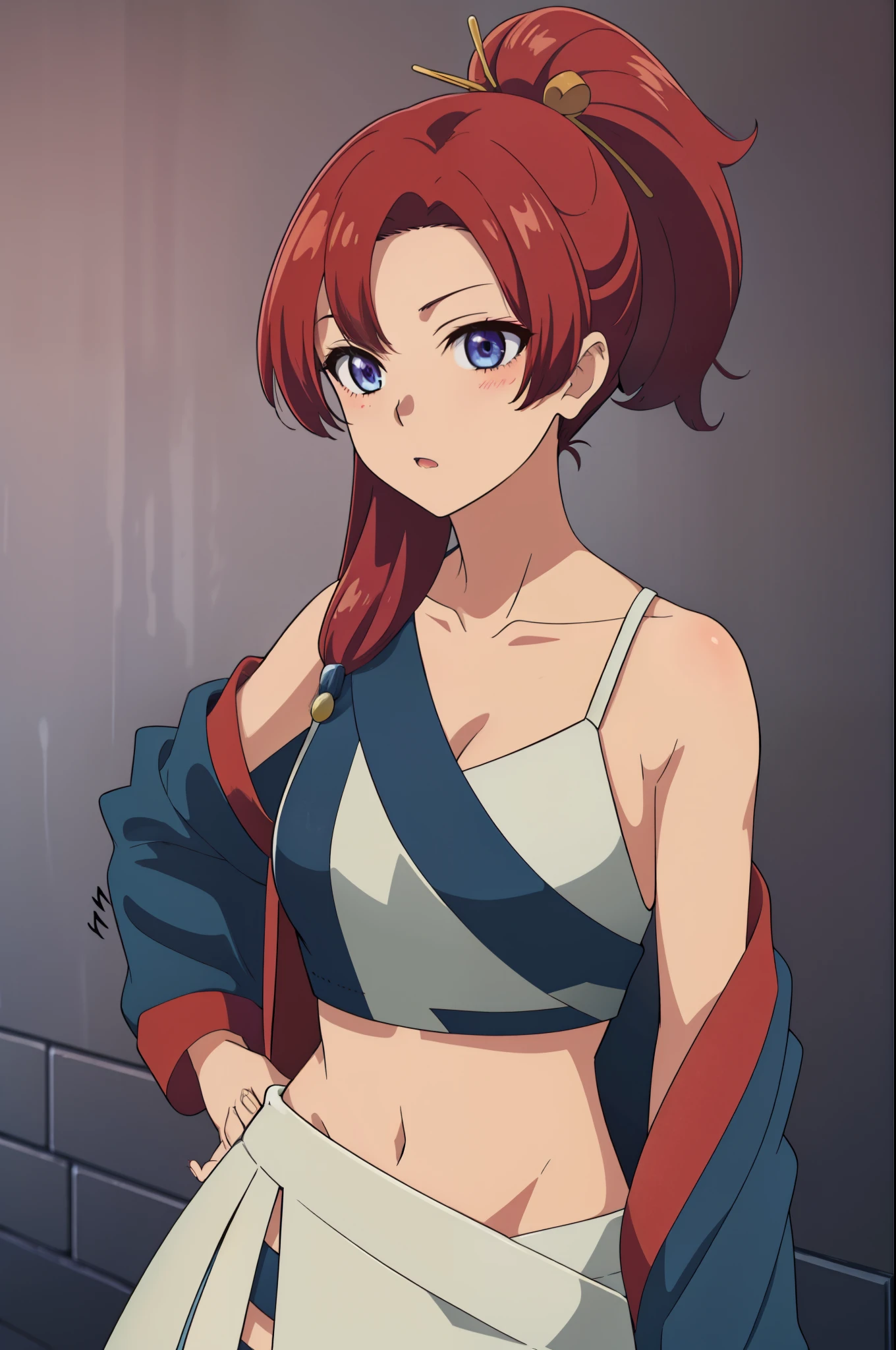 1girl, cute, sexy, red hair