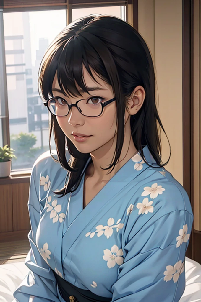 NSFW:2.0,masterpiece, 最high quality, high quality, High resolution, high quality texture, high quality shadows, High resolution, Beautiful details, Detailed CG, Detailed Texture, Realistic representation of face, Realistic, colorful, delicate, Cinematic Light, Side light, Lens flare, Ray Tracing, sharp concentrated, (1 Girl,concentrated:1.3), ( Intricate details, compensate, PureErosFaceV1:0.5), (細部まで美しいdelicateな顔, 緻密で美しいdelicateな瞳, Perfect Facial Proportions, Dense skin, Optimal ratio of four fingers to one thumb, Arms under chest, medium breasts, Wide Hips, Smooth upper abdomen, Tilt,in Japan ,middle hair ,wavy hair , Without hands, 30 years old,Brown eyes,Glasses,night,Hot spring inn,futon,tatami,Yukata,adultery,house wife, orgasm face,curvy,supright straddle, bich, sweat,missionary, 1boy, penis, lying, vaginal, pov, spread legs, sex, nsfw