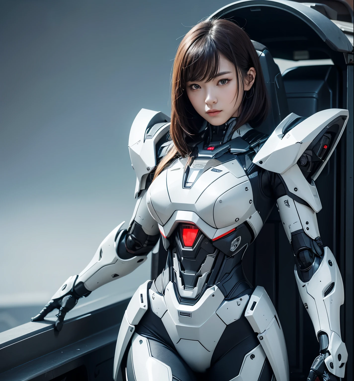 Textured skin, Super Detail, high details, High quality, Best Quality, hight resolution, 1080p, hard disk, beautiful,(War Machine),(Rocket Missile),Beautiful Cyborg Woman,Mecha Cyborg Girl,Battle Mode,Girl with a mecha body,A powerful cyborg woman, sleek and futuristic, with advanced mechanical augmentations that enhance her strength and capabilities.