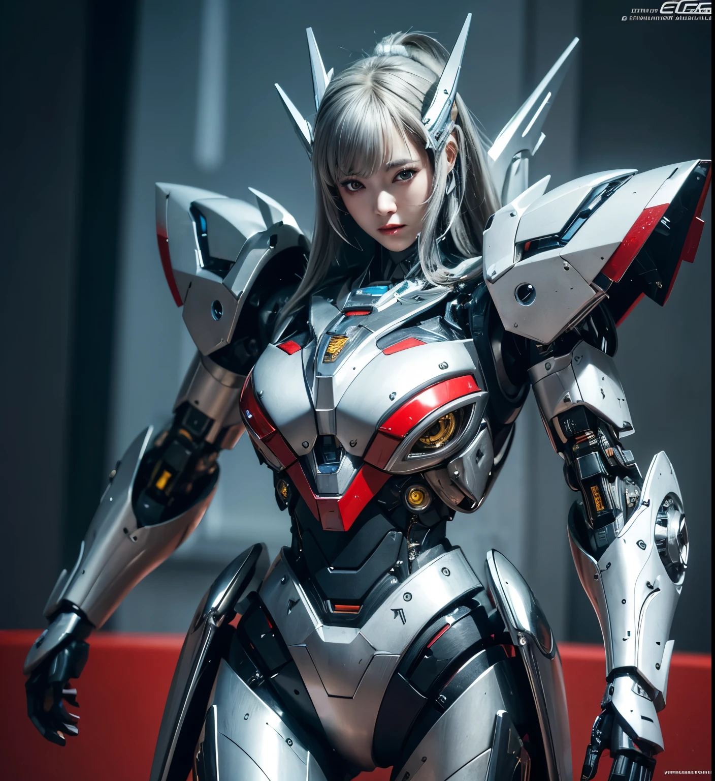 rough skin, Super detailed, advanced details, high quality, 最high quality, High resolution, 1080p, hard disk,(mecha queen),beautiful cyborg woman,Mecha cyborg girl,battle mode,Mecha body girl,She wears a futuristic mech