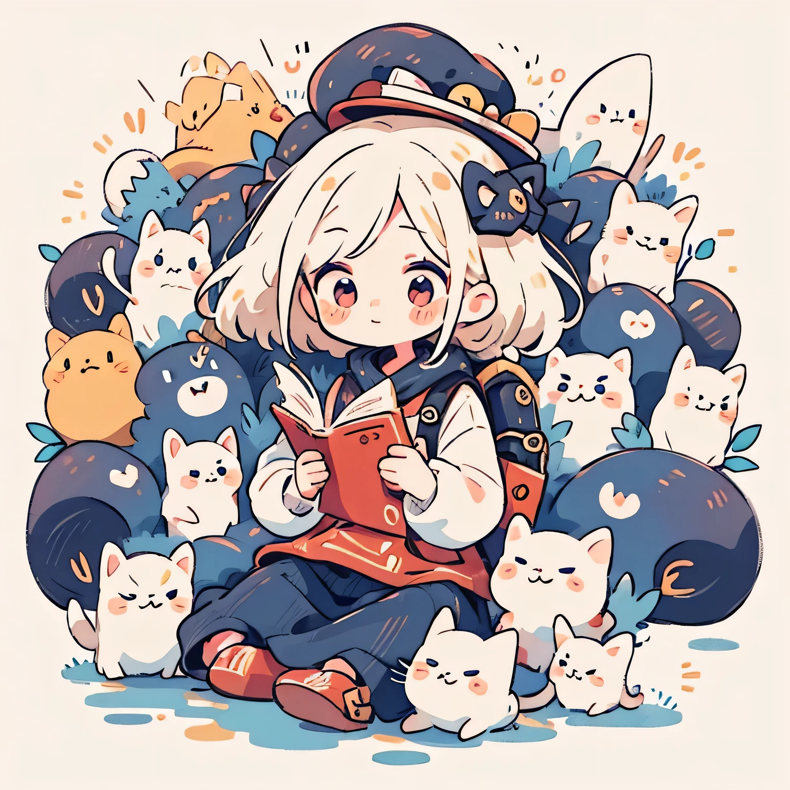 Eri Kamijo style, Masterpiece, best quality, 8k, cute girl chibi
