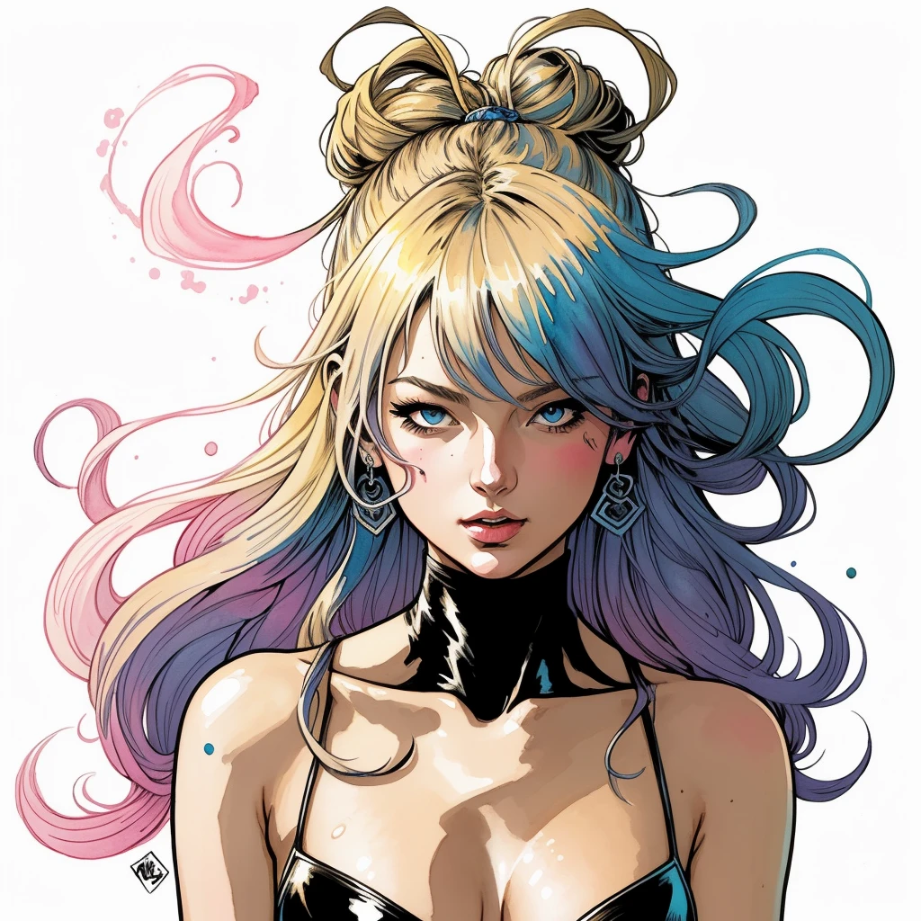 nude,mini character,mascot character, Tylor swift, whole body,center,In the background where the whole body is contained,comic book style,Illustration,art by akira toriyama,logo,digital illustration,stylish , pale coloring,art by akira toriyama,comic book style,centered, approaching perfection, dynamic, highly detailed,watercolor painting,illustration,art by Carne Griffiths and Wadim Kashin,digital illustration,art by akira toriyama,Illustration,white background,dynamic,whole body