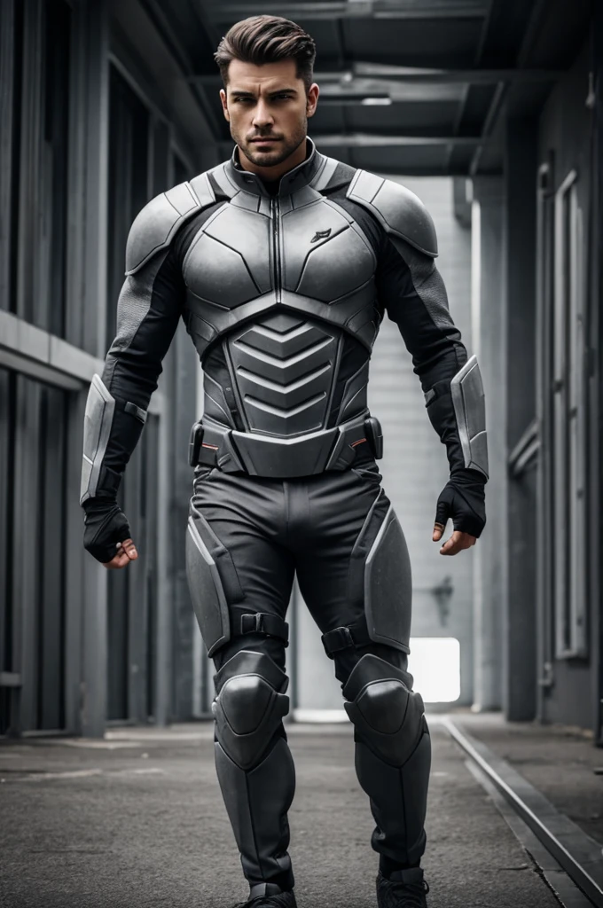 Men in gray with power