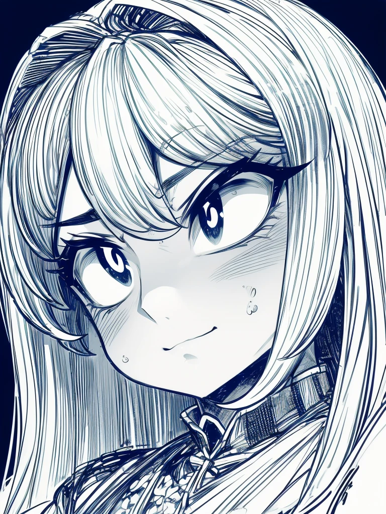 ultra detalhado, Obra de arte, melhor qualidade, Sozinho, tiro de vaqueiro, visualizador de frente,sketch style , garota
