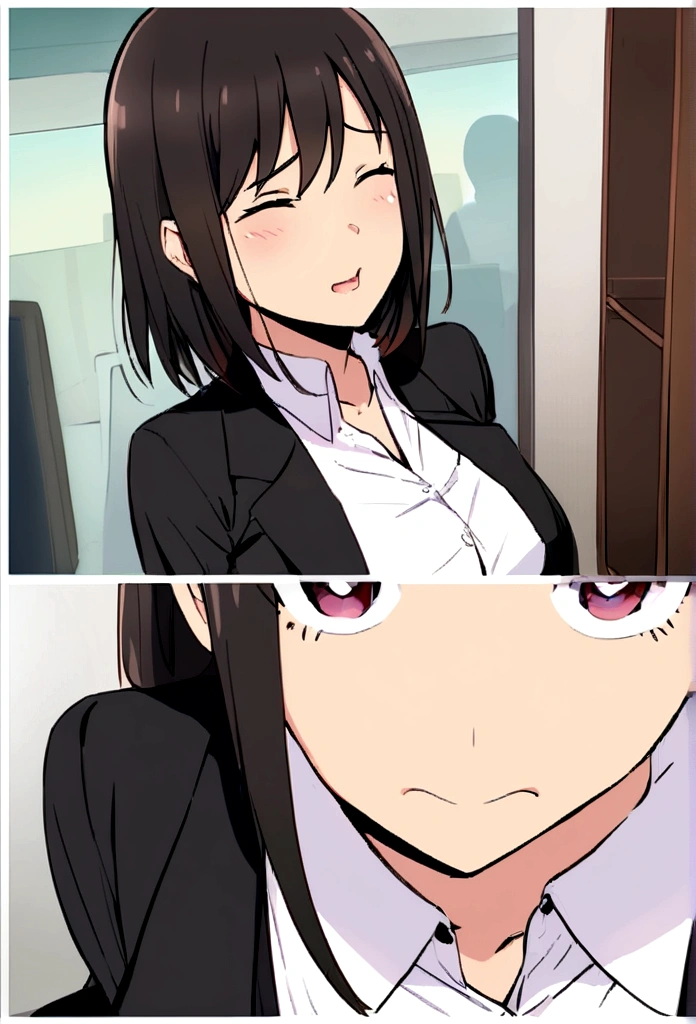 latin girl in the office