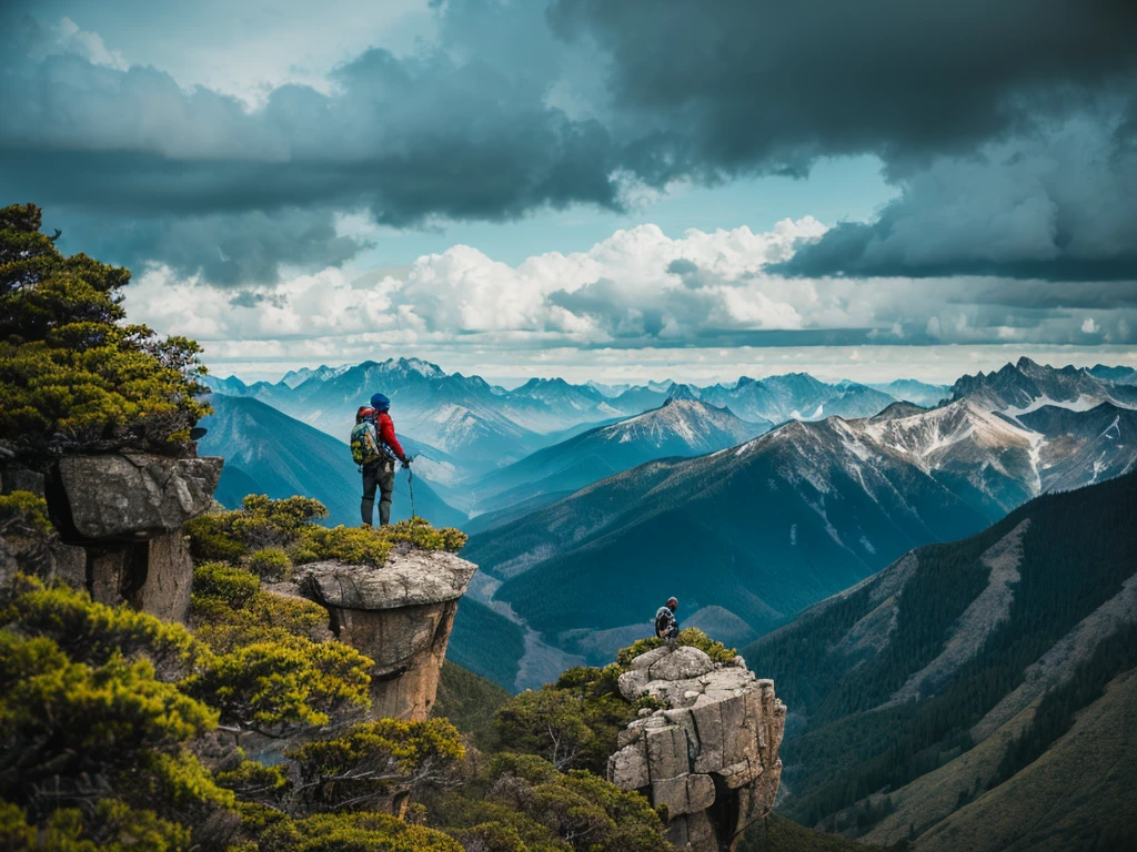 (Realistic:1.37),photograph,landscape,Mountaineering,Man climbing a mountain in Japan,Climbing Gear,Dramatic lighting,Colorful cloudy sky,A sense of adventure,Blurred Background,Strong determination,Wide-angle lens,Rocky terrain,Nice views,Endless Horizon,Quiet Solitude,Graceful Movement,The pinnacle of achievement,Natural beauty,Serene atmosphere,Sweat and patience,top conqueror,Awe-inspiring views,Expedition preparation,Unwavering focus,Wilderness Exploration,dreamlike landscape,unforgettable journey,infinite possibilities,Immerse yourself in nature,Indomitable spirit,Awestruck observers,Unparalleled strength,The invisible height,Quiet Escape.