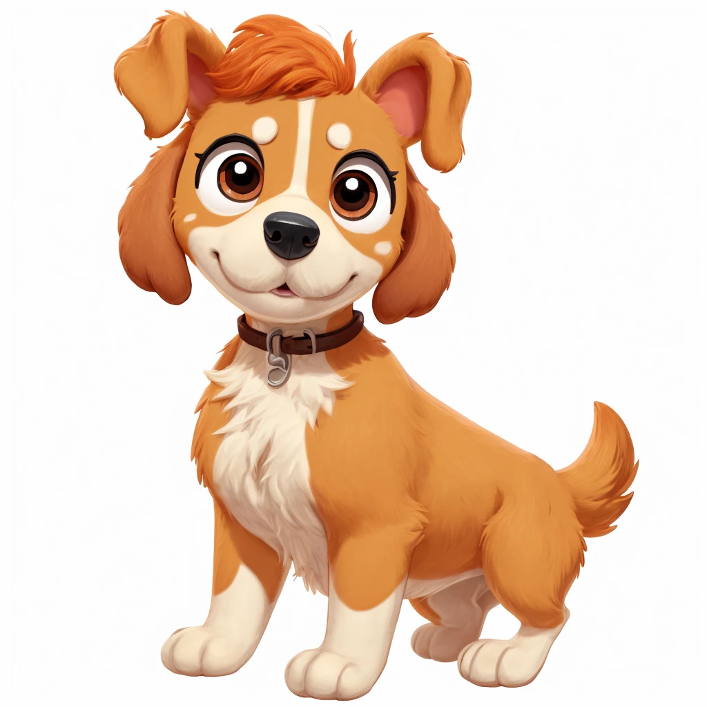 (best quality,4k,8k,highres,masterpiece:1.2)dog, CARTOON dog, KAWAII, GINGER dog