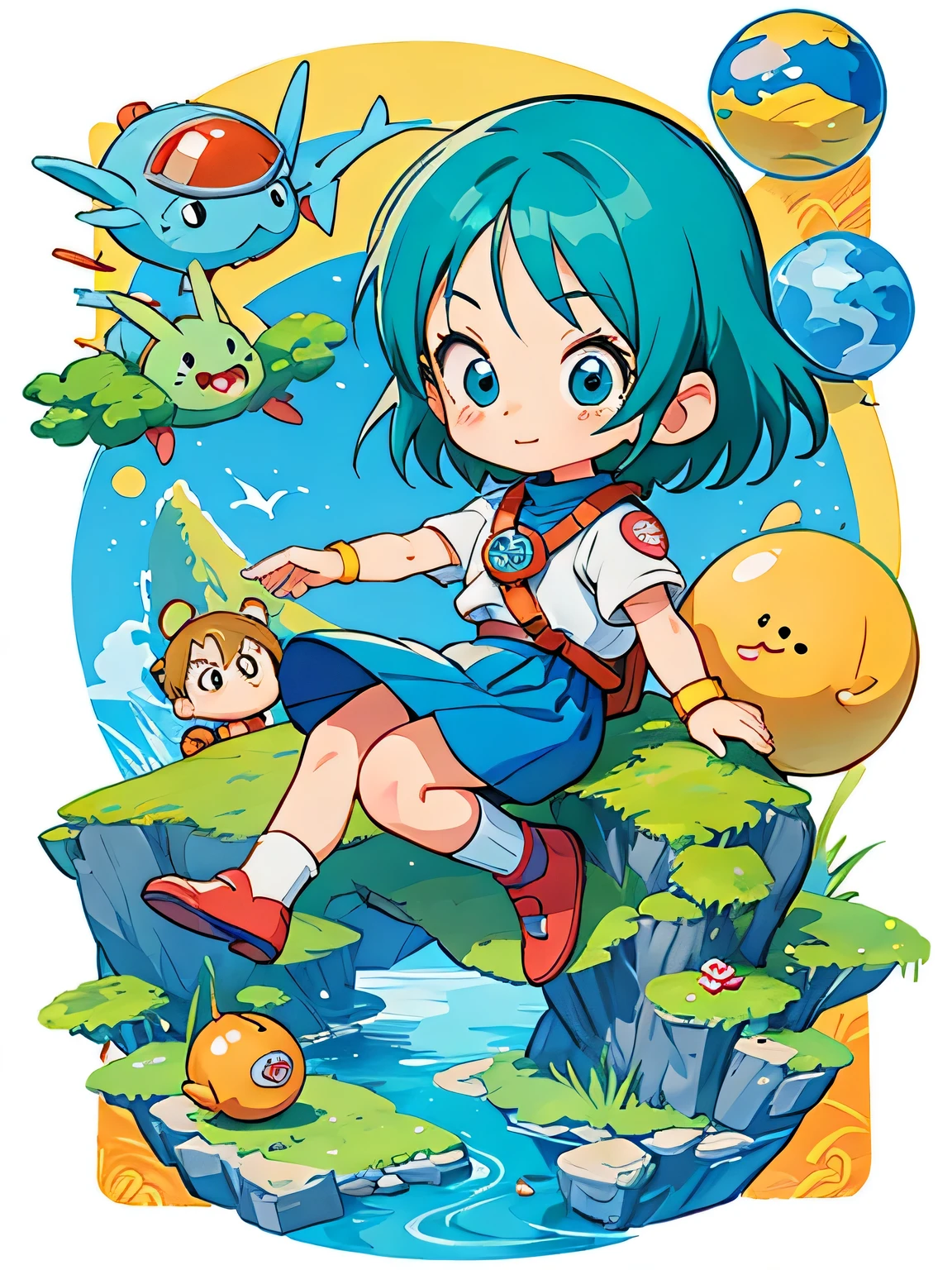 Akira Toriyama、Kawaii Design, most beautiful girl ever、Chibi, (((expedition)))、Blue Earth, Dragon Ball