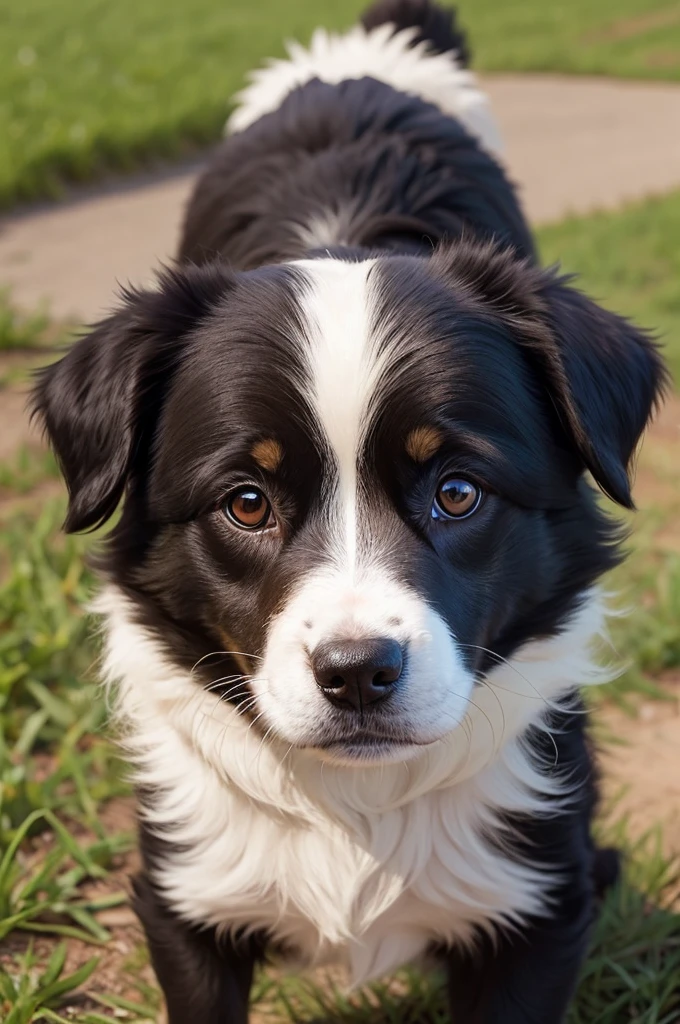 Crie um cachorro border collie