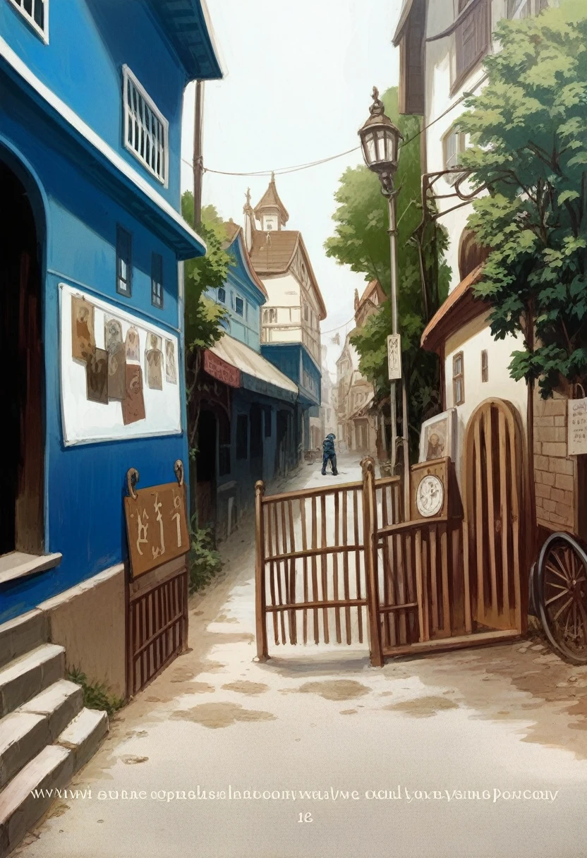 there is a man riding a bike down a dirt road, taken in the early 2020s, in a village, with village, evening time, small village, police station, deep image, photo taken in 2 0 2 0, old village, background image, clean image, in a village street, village, historical image, beautiful image