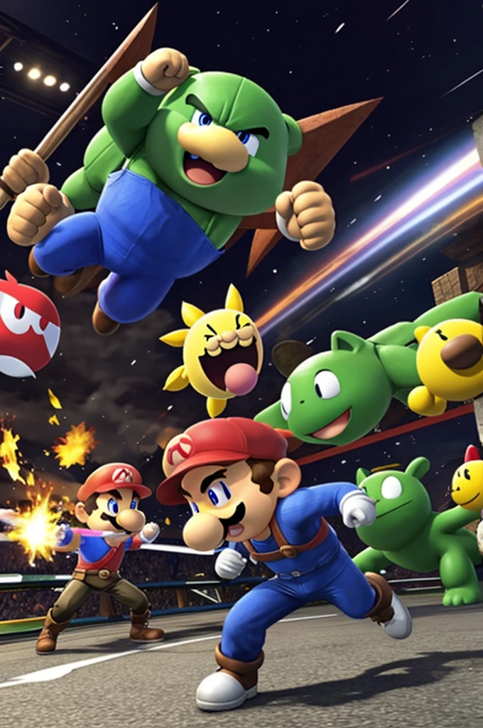 Super Smash Bros scene