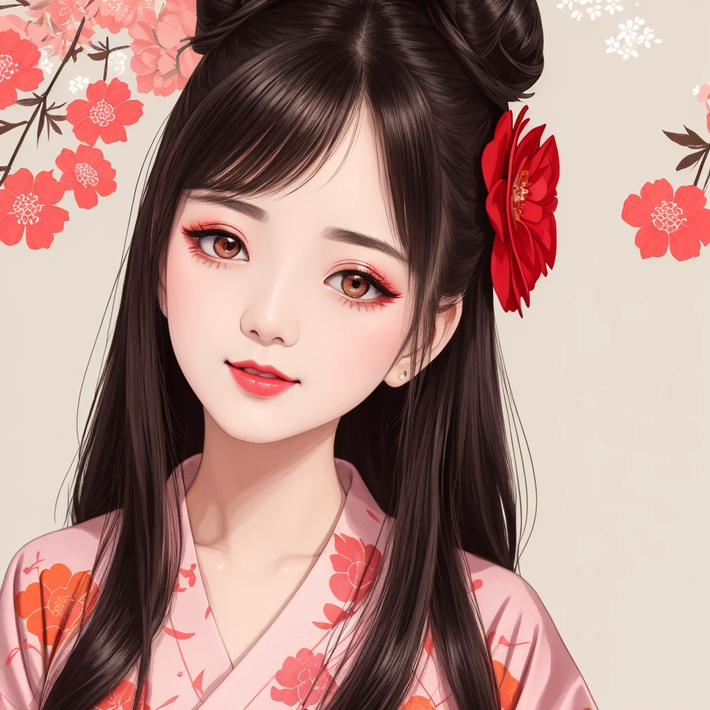 Each has a different expression2People and sisters、(2 girls)、⦅Dancing traditional arts with grace)、((Big Breasts、Small Face、Not exposed))、Highest quality、masterpiece、(Black Hair、Bun Hair)、Brown Eyes、⦅Wide angle、Angle from above the waist、雑誌の表紙のPause、Their gazes are different, gazing into the distance⦆、(8K High Quality、masterpiece、High resolution、Realistic and beautiful light and shadow、(Highest quality)、(High Resolution)、(Very delicate and beautiful)、(Beautiful 8k face)、(With a smile、Beautiful eyes)、(Clear skin)、(Soft hair)、(8Head to Body)、(A Japanese-style yukata kimono with red, pink, orange and blue floral patterns on a white background, interspersed with gold powder、Wearing a yukata2Beautiful Japanese girls)、((Tanabata decoration background))、((Small Face))、(arms up)、Thin and small nose、(Red lipstick)、(Make your cheeks red)、(Glossy skin)、((Ink painting style))、Very thin eyebrows、Overall ultra-high image quality、(She is wearing maiko-style makeup.)、Whitening、Long and beautiful eyelashes、Glowing Skin、(Red cheeks),Straight nose、masterpiece、Highest quality、whole body、 Eyebrows visible through hair、Bun Hair、Grin、Gal、コGal、Viewer's Eyes、Plaid、Stylish、woman、fine、Pause、
Waiting to start