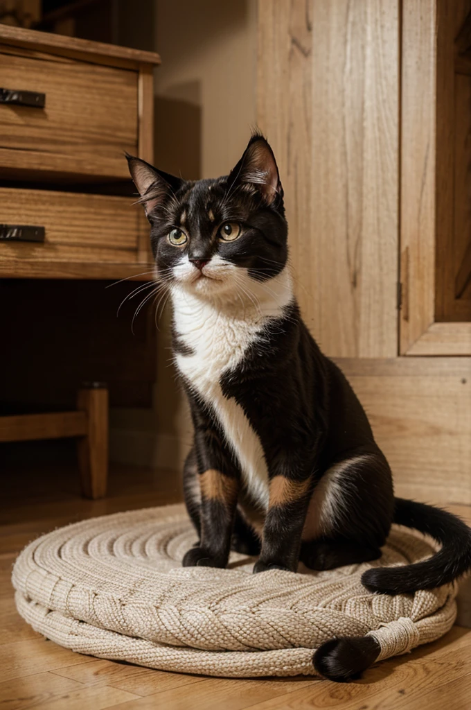 (Best quality)), ((Meisterwerk)), (Detaillierte)Create a cute cat picture with