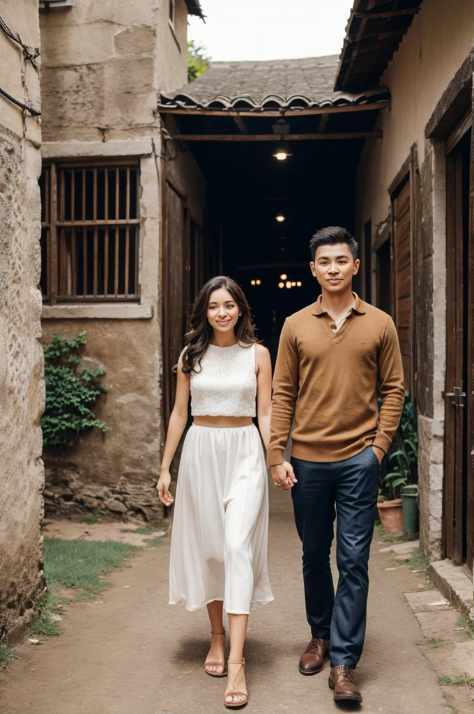 Village boyfriend and wife