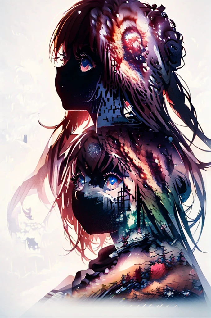 (masterpiece, Highest quality), One girl, silhouette
