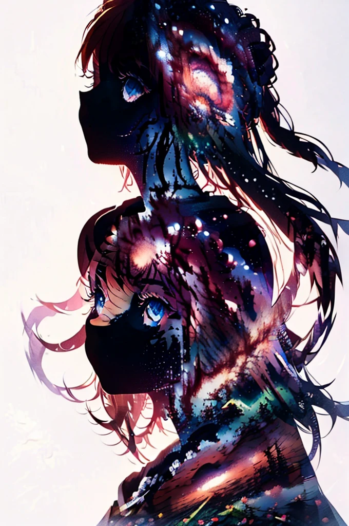 (masterpiece, Highest quality), One girl,   silhouette