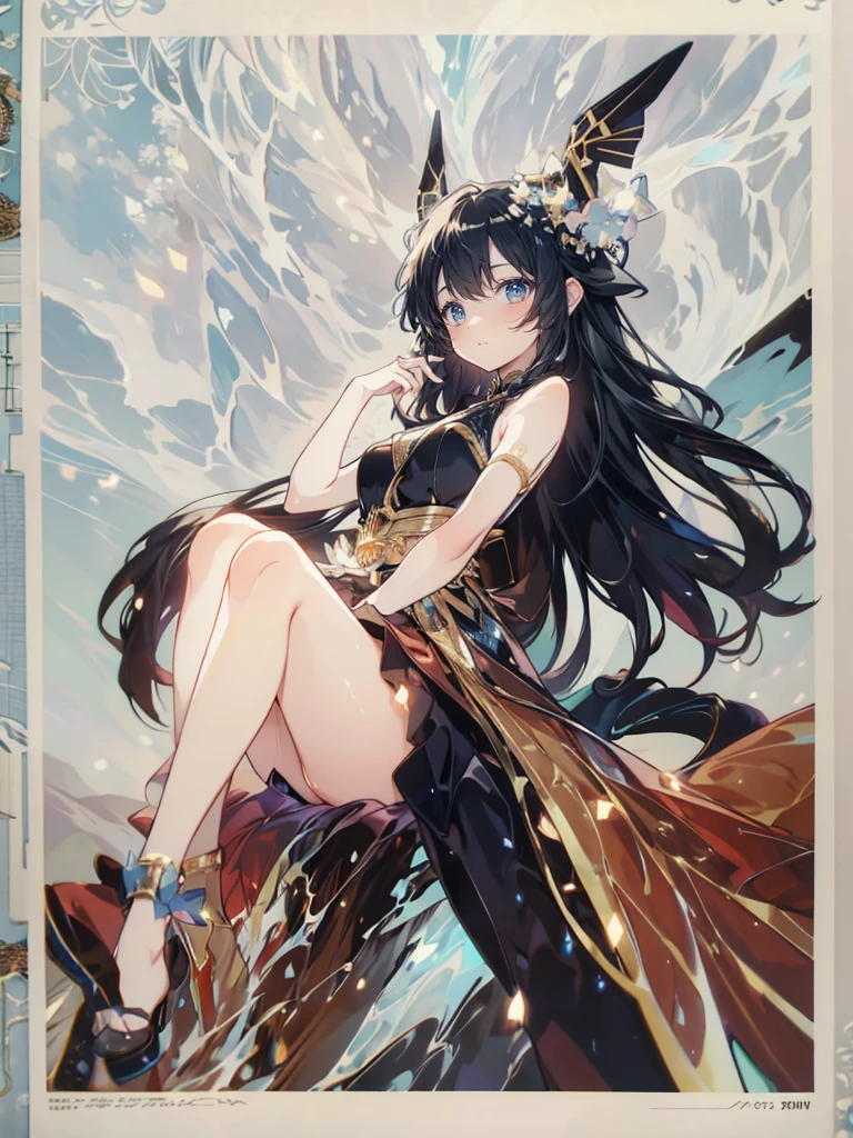Crystal Horn Crystal ornaments (Anime Style:1.6)High contrast girl, Sitting, Side Shot, (null:1.3), (masterpiece, Highest quality, perspective, Depth of written border:1.5), Flowers, Rocky Mountain, forest, Beautiful Face, Thighs, From below, 8K, Raw photo, Confused, Impressionism, (Tom Thomson, Claude Monet, Joaquin Sorolla, James Wilson Morris, John Fabian Carlson, Hugh Henry Breckenridge:0.8), HDR, Realistic, Film Grain, chromatic aberration, High Resolution, Very detailed, finely, Dynamic Lighting, Dramatic lighting, Shadow, Sharp focus, Highly detailed eyes and face, Sharp pupils, Realistic student