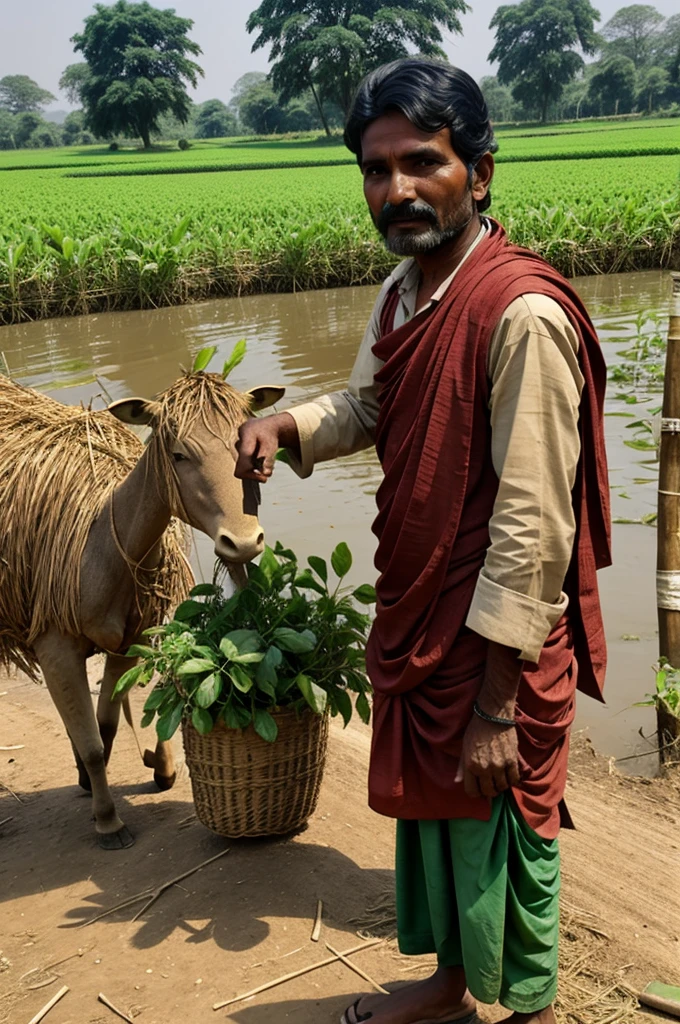 Tharu farmer