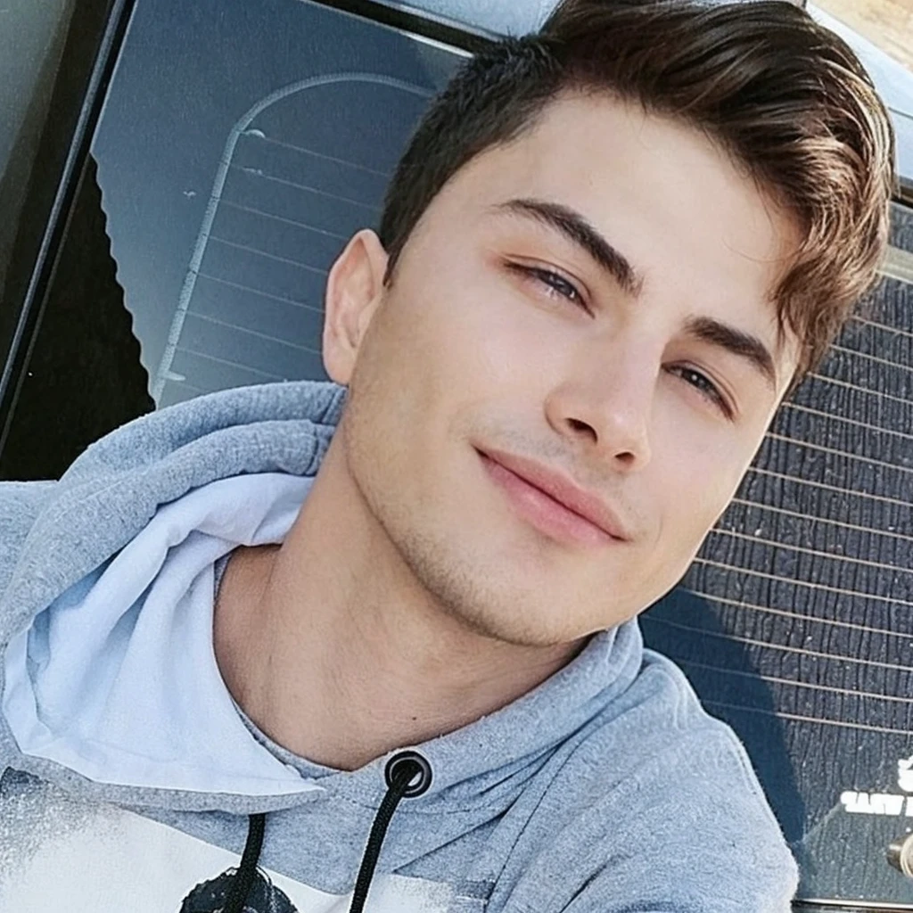 Fundo futurista, homem, gamer, conservar rosto original