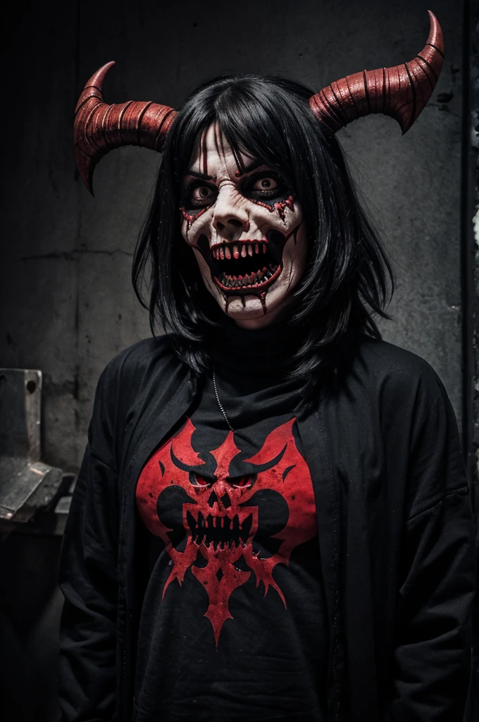 Scary demon goast