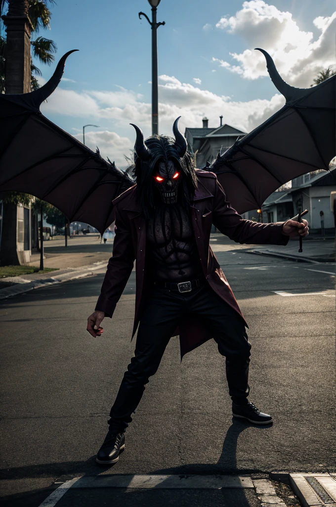 Scary demon goast