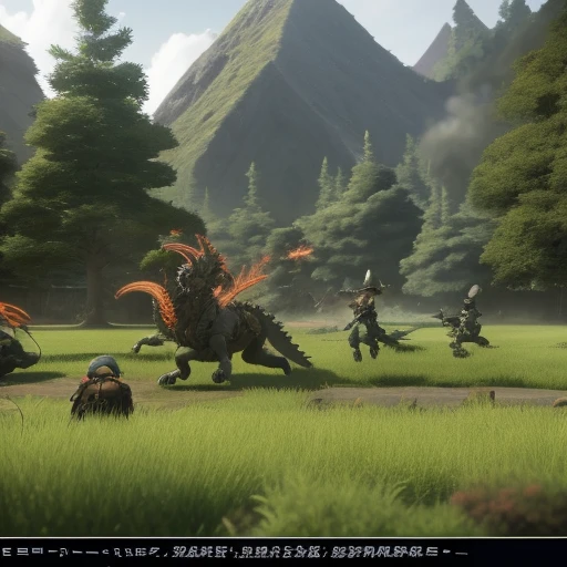 1
a picture taken from a video game showing a group of people fighting with a dragon, screenshot from the anime film, anime still film anime shikishi, screenshot from a 2012s anime, in the anime film, still from tv anime, official art, ghibli studio anime style, official anime artwork, anime key visual concept art of, anime movie screenshot
2
a picture taken from a video game showing a group of people fighting with a dragon by Kanō Tan'yū, trending on pixiv, sōsaku made, screenshot from the anime film, anime still film anime shikishi, screenshot from a 2012s anime, in the anime film, still from tv anime, official art