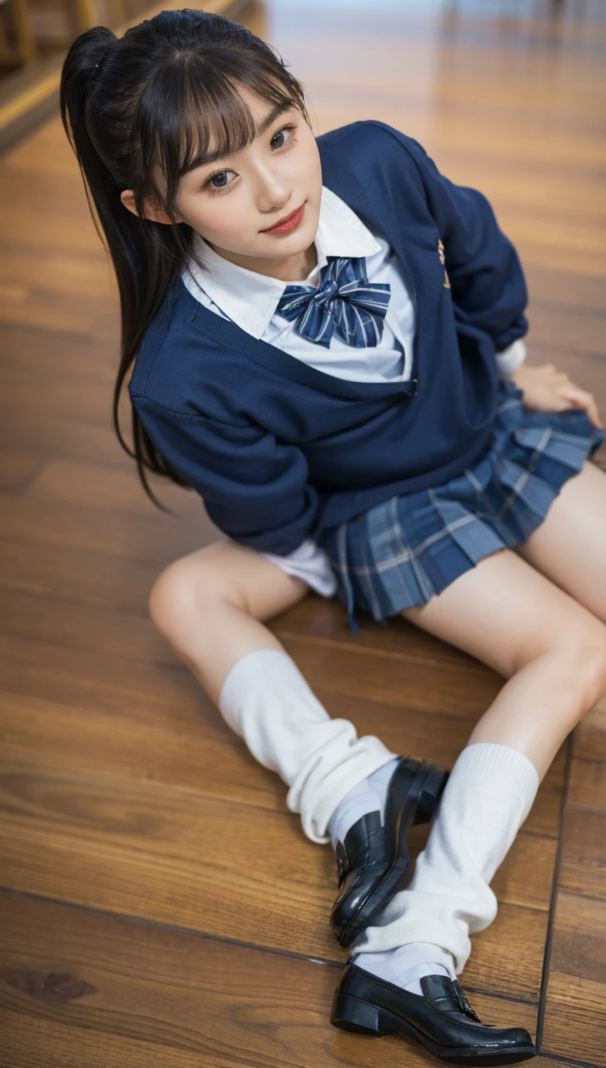 (photorealistic:1.4), best quality, masterpiece, raw 32k photo, (extremely detailed japanese beautiful girl), (extremely detailed eyes:1.2), (cute face:1.2), ultra-detailed, ultra high res, amazing, BREAK,sitting,
(school uniform:1.5),detailed school girl, (disneyland:1.3), beautiful detailed girl, bangs, cute face, miniskirt