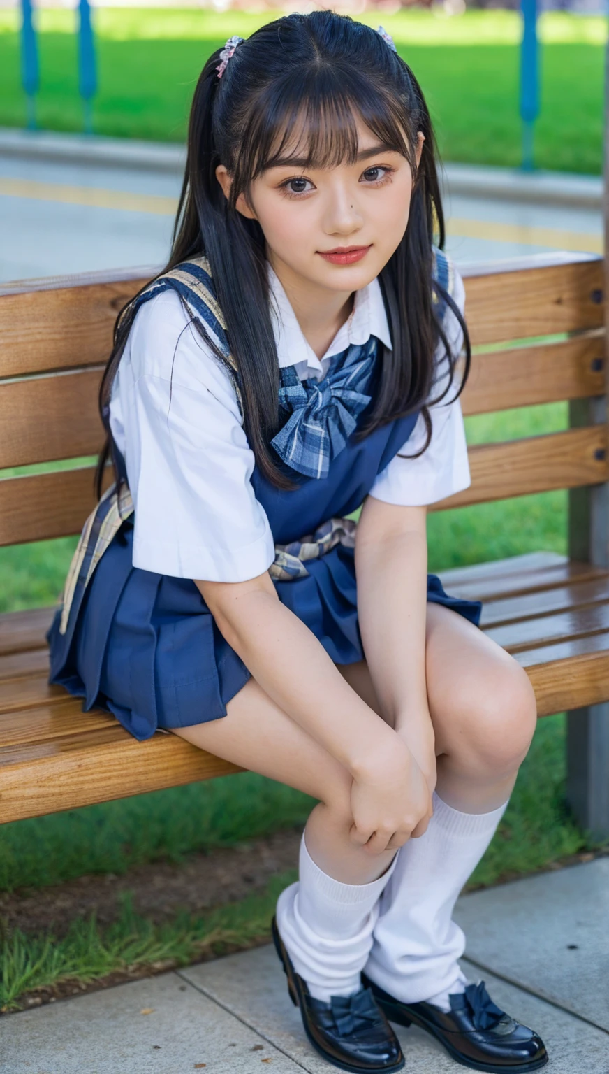(photorealistic:1.4), best quality, masterpiece, raw 32k photo, (extremely detailed japanese beautiful girl), (extremely detailed eyes:1.2), (cute face:1.2), ultra-detailed, ultra high res, amazing, BREAK,sitting,
(school uniform:1.5),detailed school girl, (disneyland:1.3), beautiful detailed girl, bangs, cute face, miniskirt