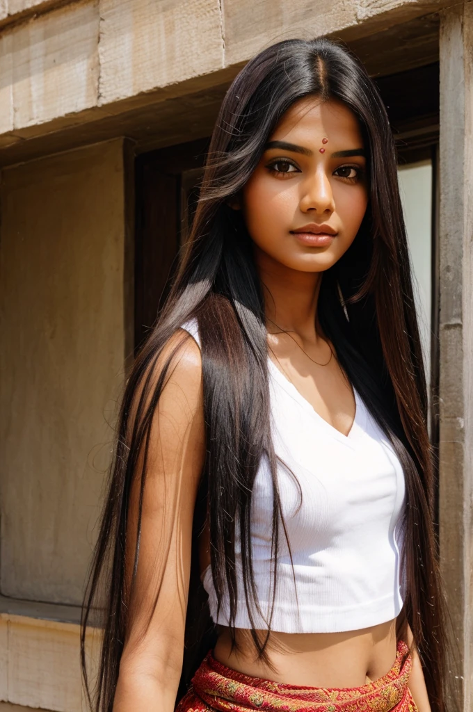Long hair girl indian pretty 