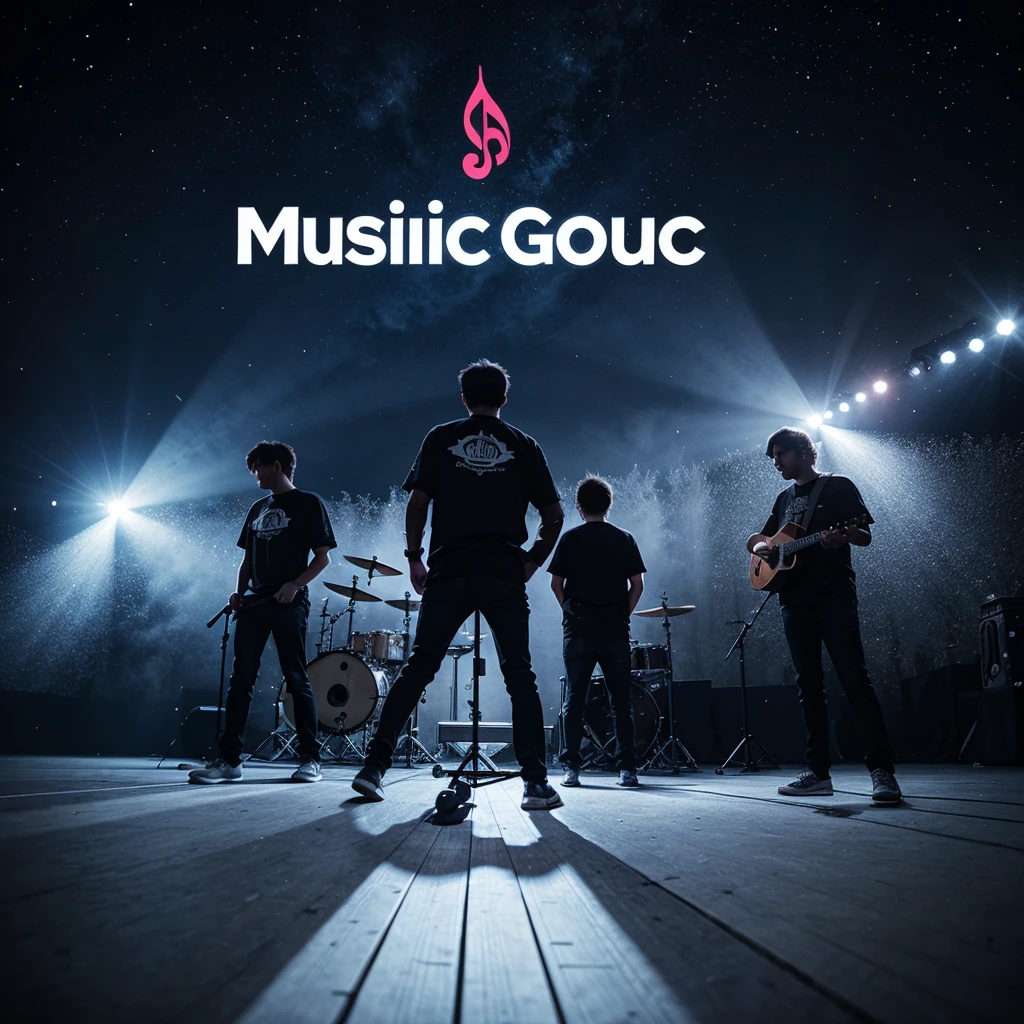 Make a logo for a music group.