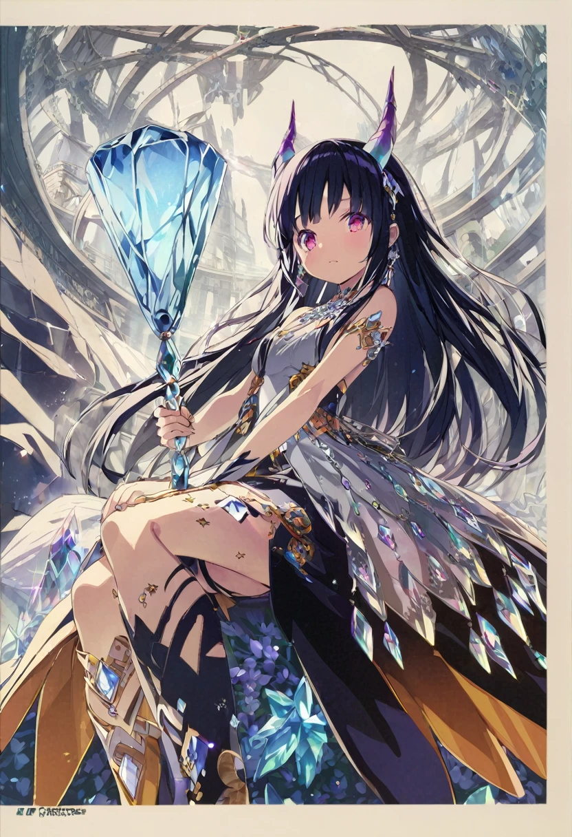 Crystal Horn　Crystal ornaments
