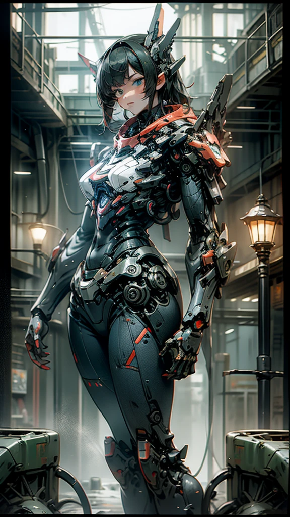 Pacific Rim Movie Mech，full bodyesbian，ruins