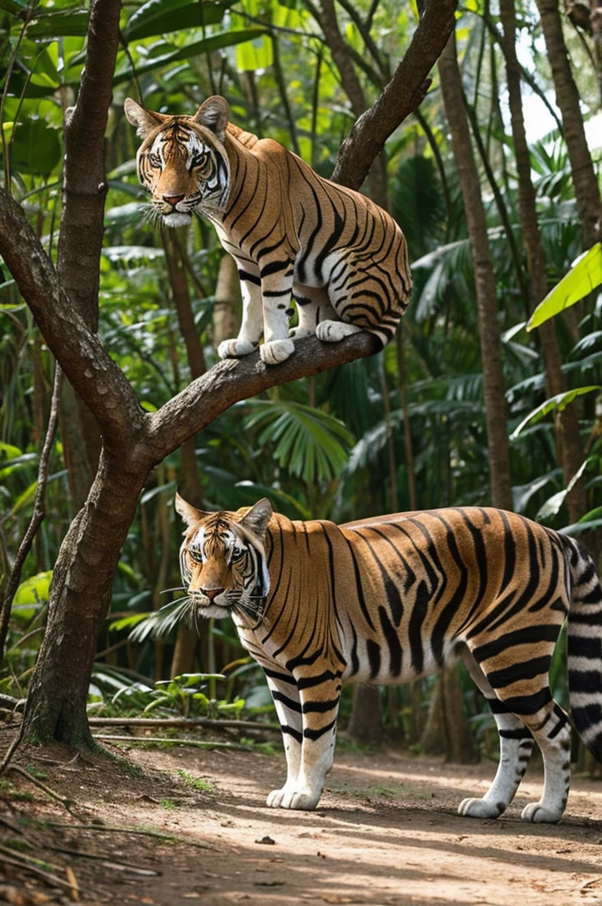 Animales de la selva calicatura