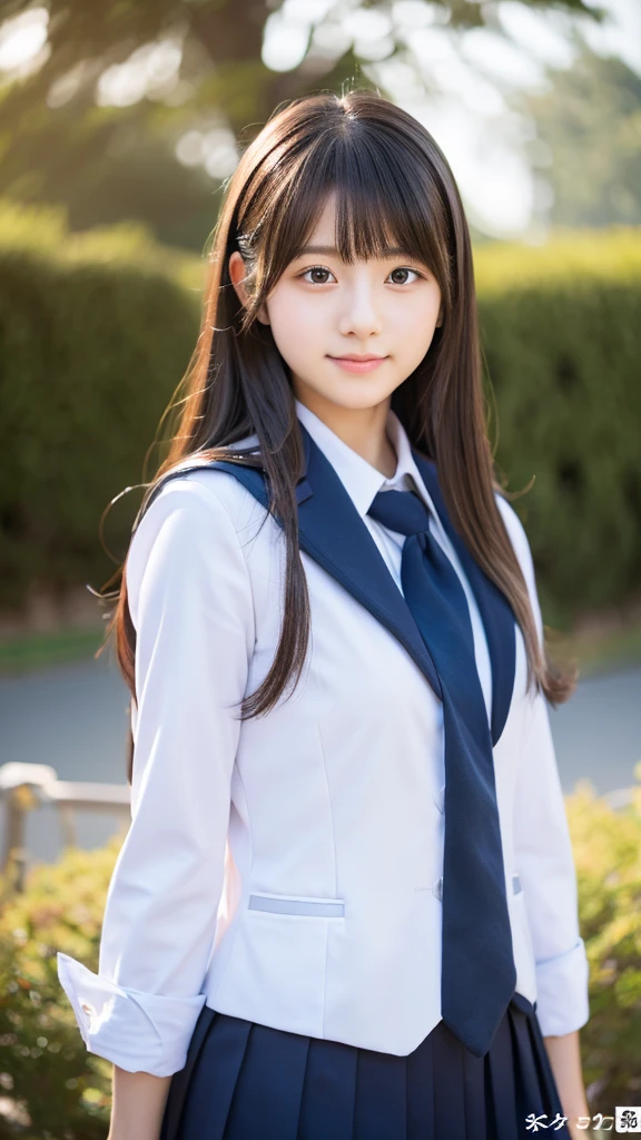 18-year-old、woman、Japanese Idols、Real、Real Photo、high resolution、4K、8K、School、uniform、career woman、Slender、