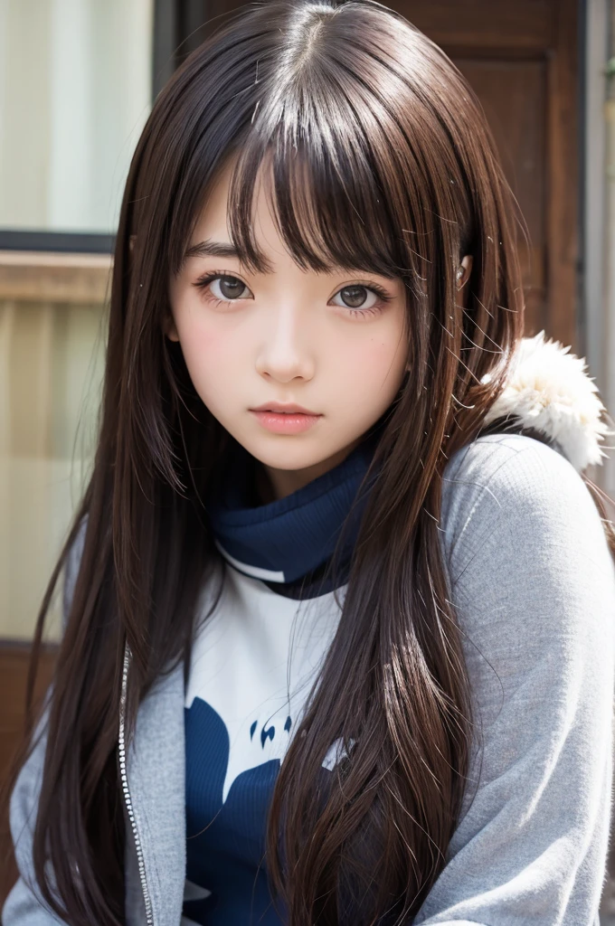 anime, girl ,18 years old ,bust