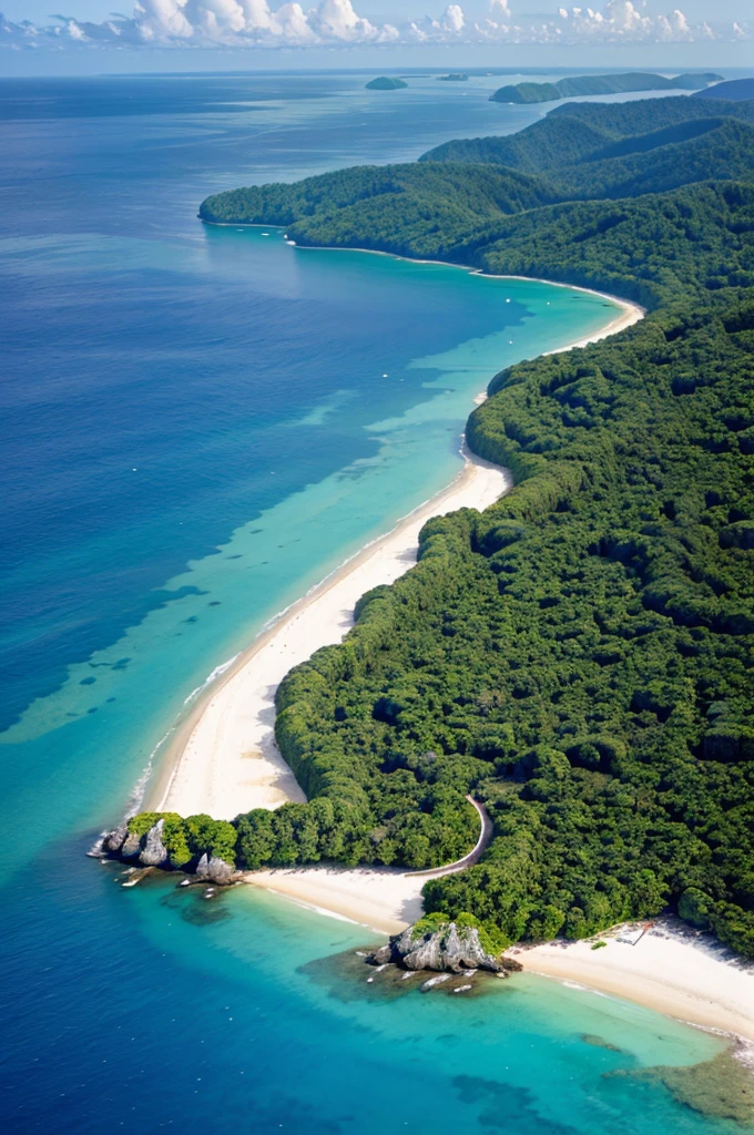 Coastline of Andaman and Nicobar islands