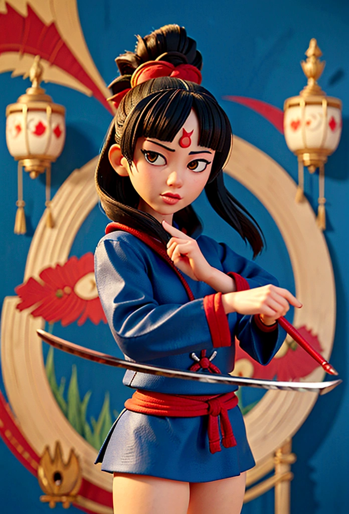 a picture of Japanese female samurai, she has long black hair, wearing samurai armor, armed with a katana, ready for battle, dynamic angle,, Japanese fantasy art, (Masterpiece: 1.5), 16k, highres, best quality, high details, ultra detailed, masterpiece, best quality, (extremely detailed), arafed, dnd art, JapaneseKatana, wtrcolor style