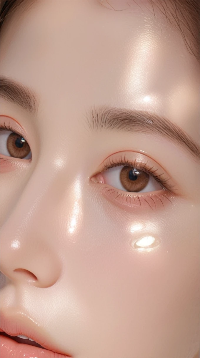 detailed eyes, Full functionality, (masterpiece), (best quality), moist skin, glowing skin, shiny skin, (good quality), intricate details, earring, ray tracing, (transparent:1.3)