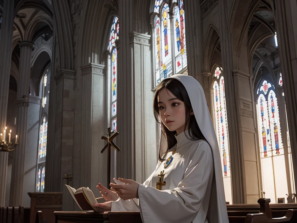 Virgin Mary in church
