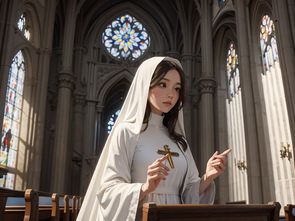 Virgin Mary in church