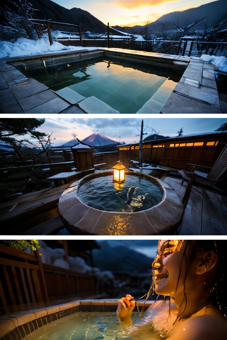 ((Hot springs overlooking the volcano:1.3)), (Tabletop:1.3), (8k, Realistic, RAW Photos, Highest quality: 1.4), Japanese, (One Girl), Beautiful Face, (Realistic face), (Black Hair), Beautiful hairstyle, Realistic eyes, Beautiful attention to detail, (Realistic skin), Beautiful Skin, Charm, 超High resolution, 超Realisticな, Very detailed, Golden Ratio,. (3. Gills:1.5),  (Sony Alpha 1, 50.1 megapixel full-frame CMOS sensor, 8k video recording function), (telescope lens), (Realistic),(8k, 超High resolution, Highest quality, Tabletop:1.2),Super detailed,Beautifully detailed face, Complete Anatomy,(Beautiful attention to detail:1.3),18-year-old, Tabletop, Highest quality,smile, Huge breasts,Very delicate and beautiful,
Very detailed,
Hmph,
Unity,
8k Wallpaper,
wonderful,
In detail,
Super detailed,
High resolution,
Very detailed,
Very detailed目と顔,Wet, Immerse your whole body in water,Bath towel tube top, (Hakone Onsen ,Kusatsu Onsen,Noboribetsu Onsen,Dogo Onsen,Beppu Onsen Village),night,