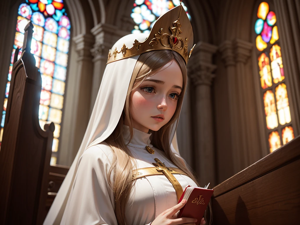 Virgin Mary in church