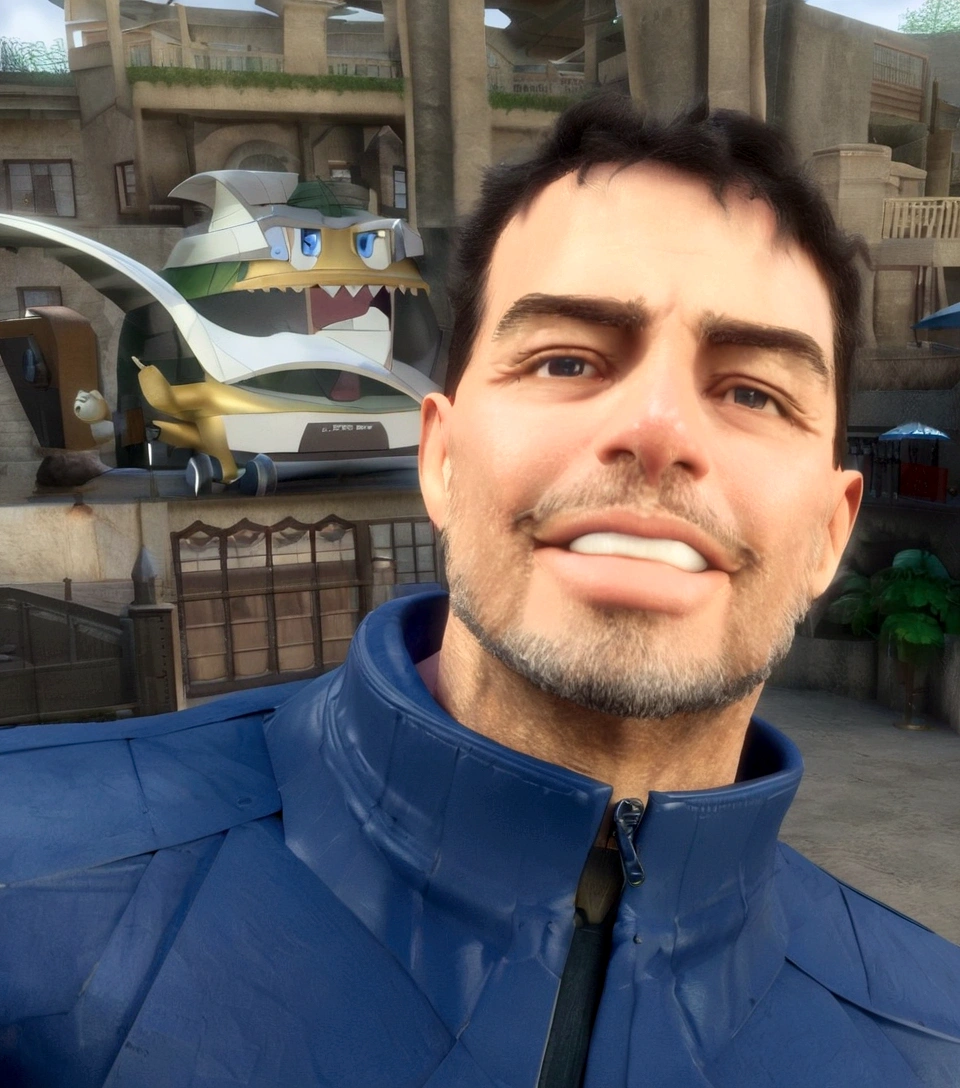 Personagem de desenho animado de um homem, animation character, Caractere estilizado, animation style rendering, 3D estilizado, Arnold Maya rendering, Stylized 3D rendering, toon render screenshot, Personagem 3D, Personagem 3D, Stylized 3D rendering, 3D character rendering, personagem de desenho animado, Personagem de close up, Pose de personagem, (Estilo Pixar) (parte mestre:1.2) (bokeh) (melhor qualidade) (pele detalhada) (textura detalhada) (8K) (argila) (cinematic lighting) (sharp focus like Disney Pixar films